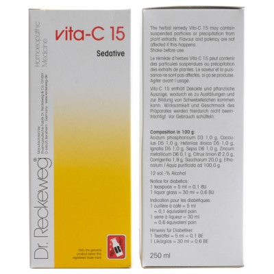 Dr. Reckeweg Vita-C 15 Nerve Tonic (Anxiety,Depression,Tension)