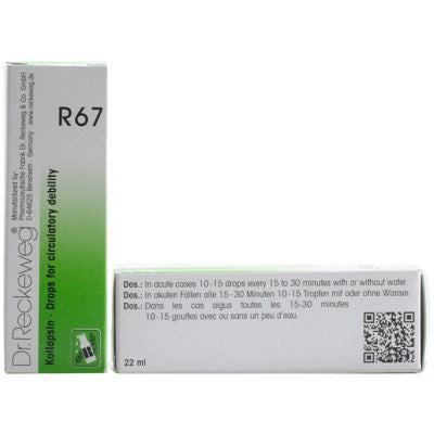 Dr. Reckeweg R67 Heart Circulatory Debility Drops