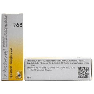 Dr. Reckeweg R68 Shingles skin rash Drops