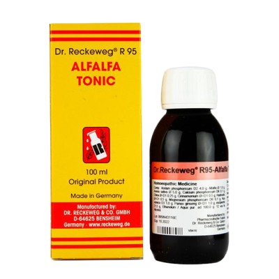 Dr. Reckeweg Alfalfa Tonic 100ml General Tonic- Energizes vital functions