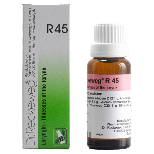 Dr. Reckeweg R45 Voice Hoarseness-illness of the laryn