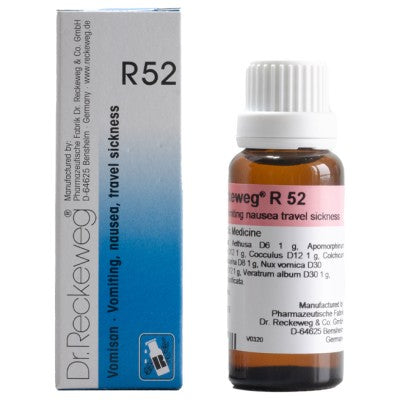 Dr. Reckeweg R52 Vomiting, Nausea and Travel Sickness